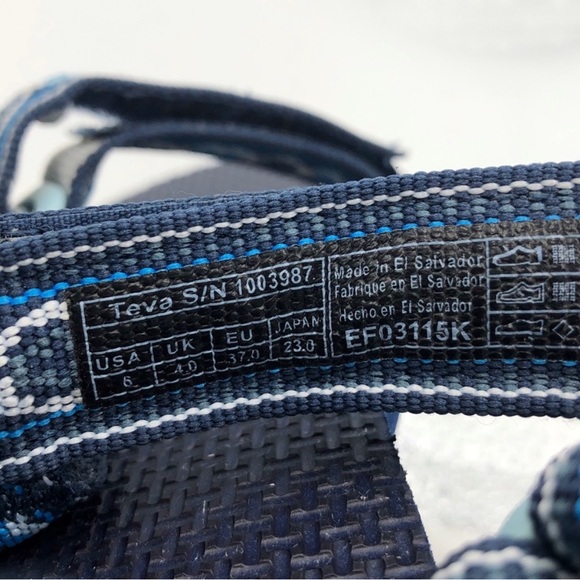 Teva Original Universal Monterey Flat Sandal Womens Size 6 - Picture 6 of 7